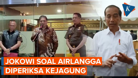 Jokowi soal Pemeriksaan Menko Airlangga: Hormati Proses Hukum!