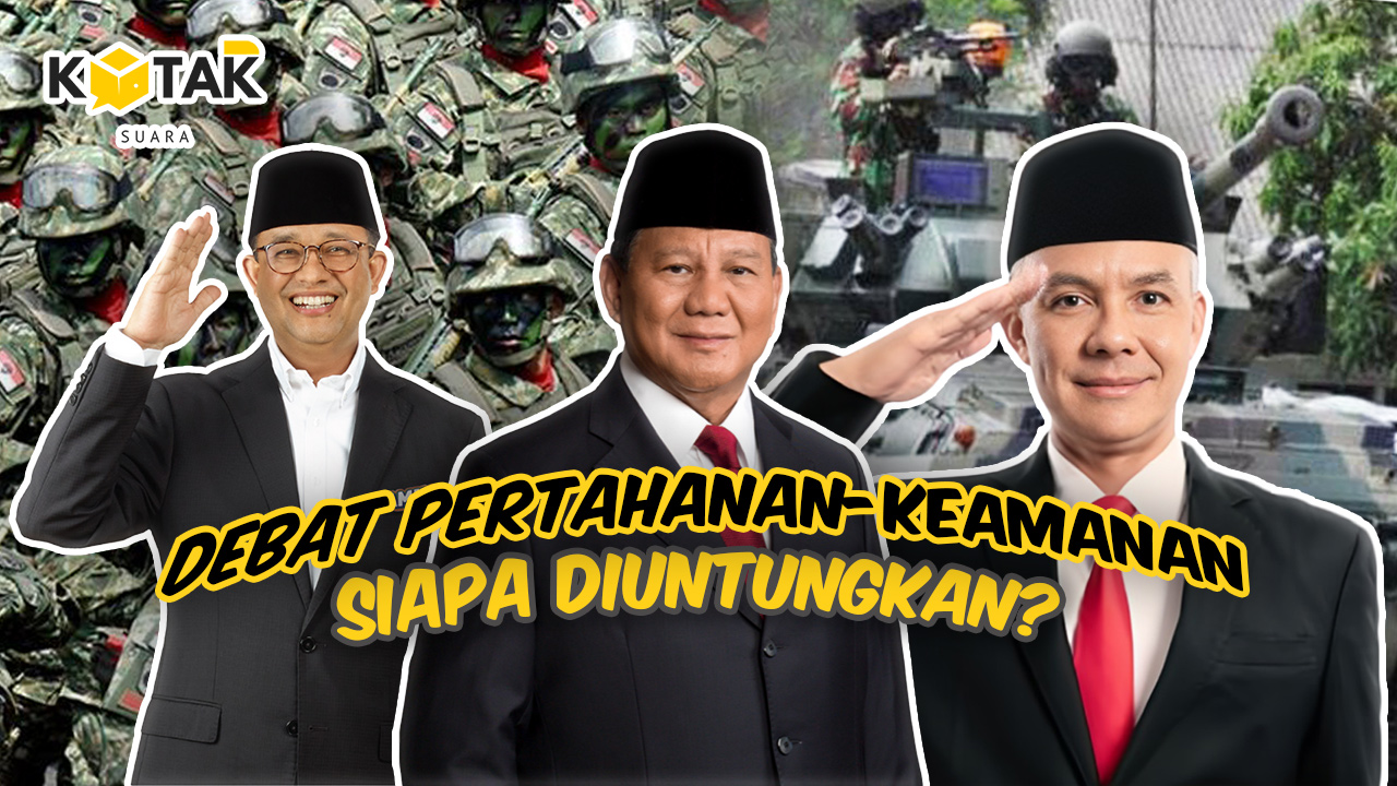 Debat Capres Ronde Dua, TNI-Polri Jadi Isu Panas