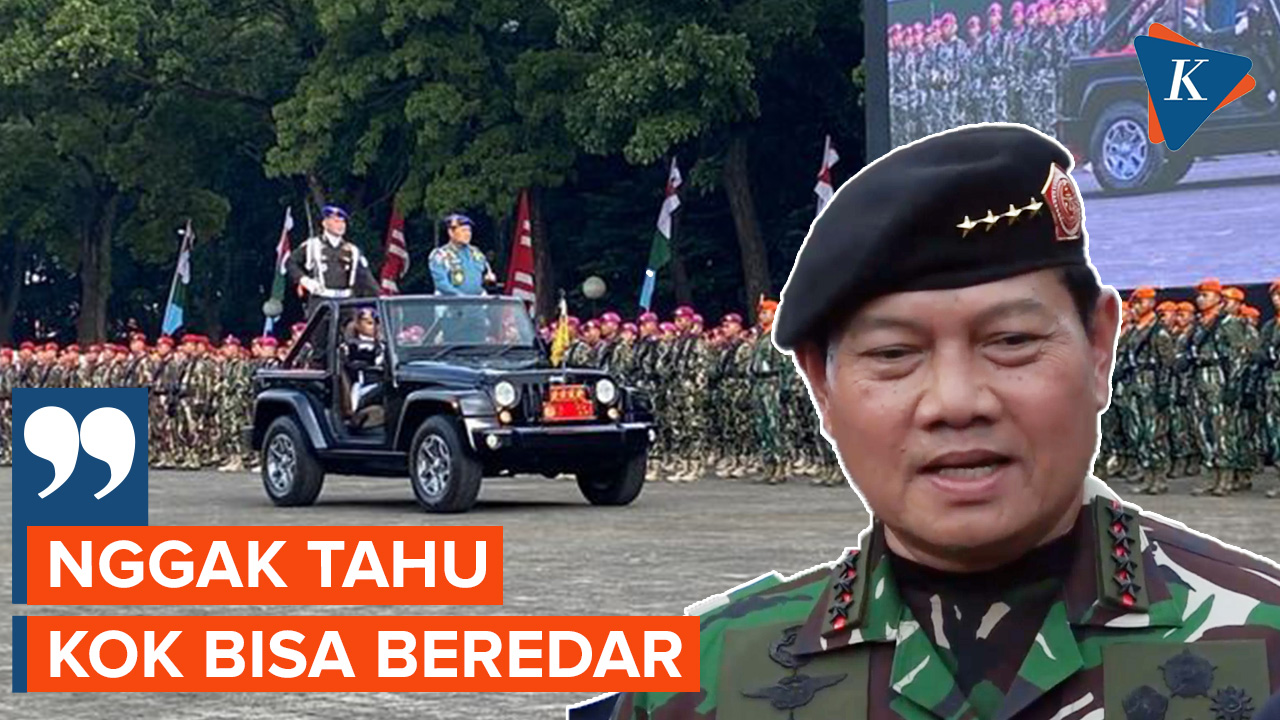 Saat Panglima Yudo Bingung Draf Revisi UU TNI Bisa Beredar