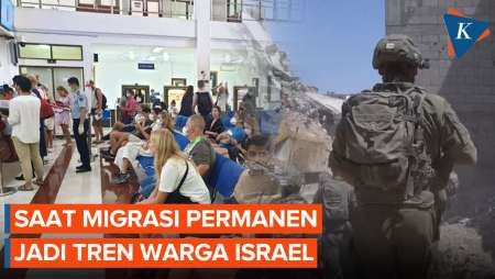 Total Setengah Juta Lebih Warga Israel Kabur di Tengah Agresi ke Gaza
