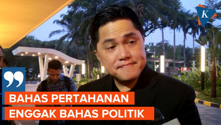 Erick Thohir Ungkap Isi Pembicaraan Saat Semobil Bareng Jokowi dan Prabowo