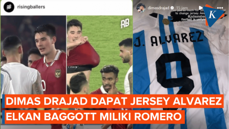 5 Pemain Timnas yang Dapat Jersey Argentina, Elkan Baggott hingga Dimas Drajad