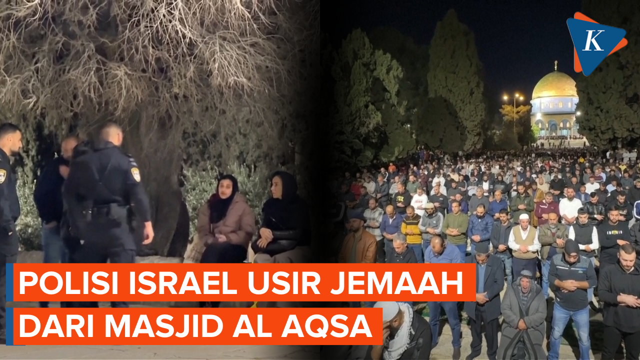 Hindari Gesekan, Polisi Israel Usir Jemaah dari Tempat Suci Al Aqsa