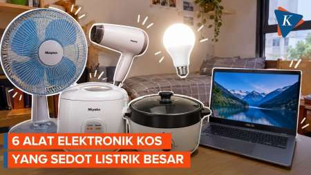 6 Alat Elektronik Kos Ini Ternyata Sedot Listrik Besar, Apa Saja?