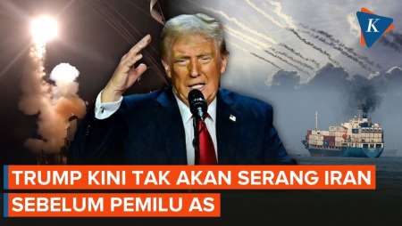 Berubah Lagi, Trump Pastikan AS Tak Akan Serang Iran Sebelum Pemilu