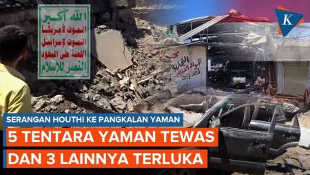 Yaman Membara! Rudal Houthi Hantam Pangkalan Militer Pemerintah
