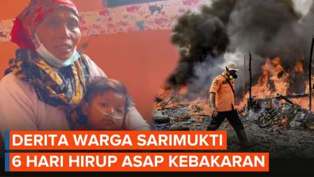 Kebakaran Tak Kunjung Reda, Warga Sarimukti Bandung Mulai Terserang ISPA