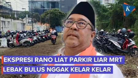 Rano Karno Soroti Parkir Liar Samping MRT Lebak Bulus yang Tak Kelar