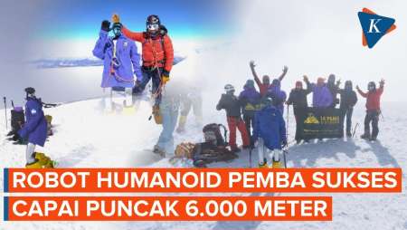 Detik-Detik Robot Humanoid Pemba Capai Puncak Gunung 6.000 Meter di Ekuador