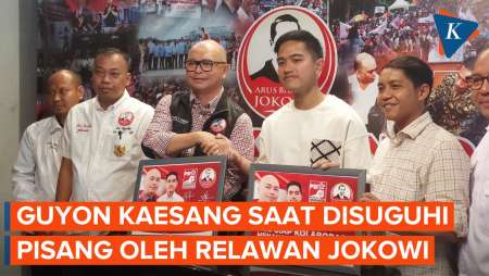 Disuguhi Pisang Goreng oleh Relawan Jokowi, Kaesang: Terima Kasih, Bukan Punya Saya