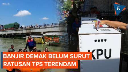 Banjir Belum Surut, Pemilu di Demak Kemungkinan Susulan