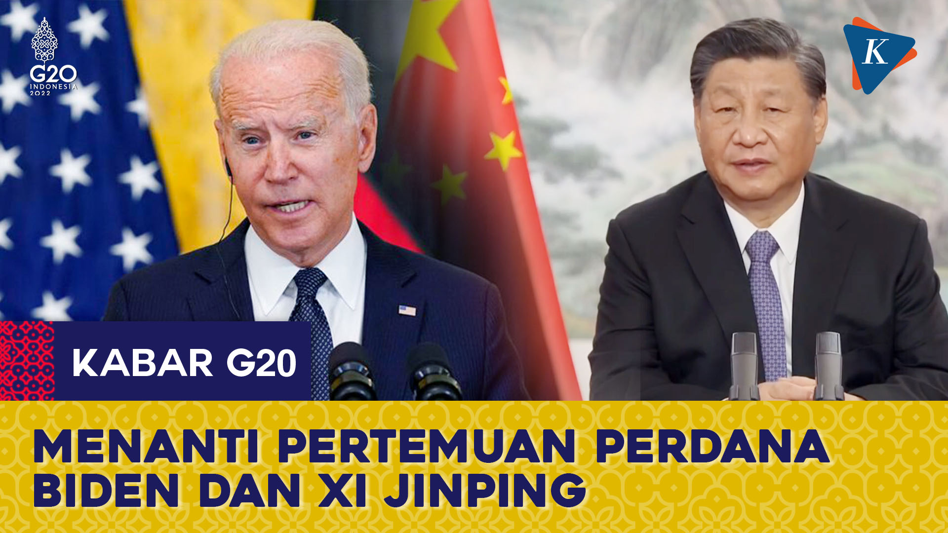 Senin Depan Biden dan XI Jinping Akan Bertemu di Sela KTT G20