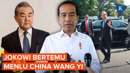 Jokowi Bertemu Menlu China Wang Yi