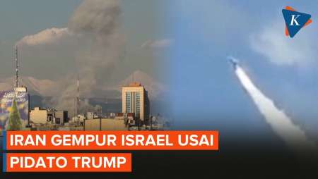 Trump Klaim Sudah Hancurkan Militer Iran, Teheran Jawab Dengan Rudal