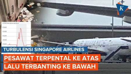 Bukan Hilang Ketinggian, Singapore Airlines Malah Sempat Terpental ke Atas lalu Terbanting!