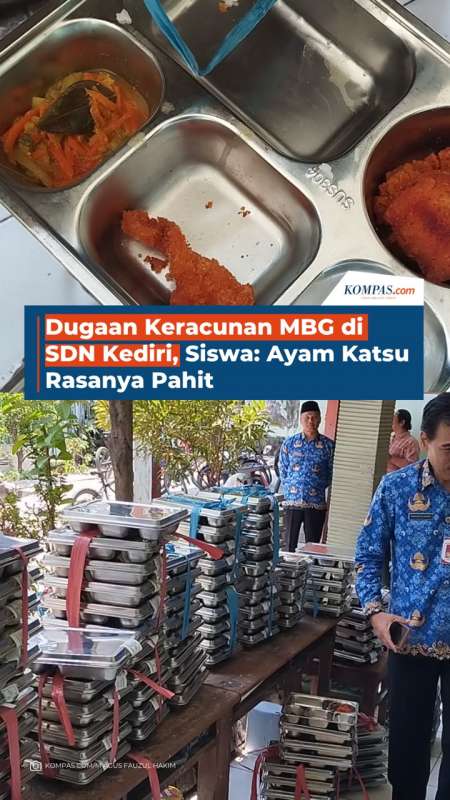 Dugaan Keracunan MBG Di SDN Kediri, Siswa: Ayam Katsu Rasanya Pahit