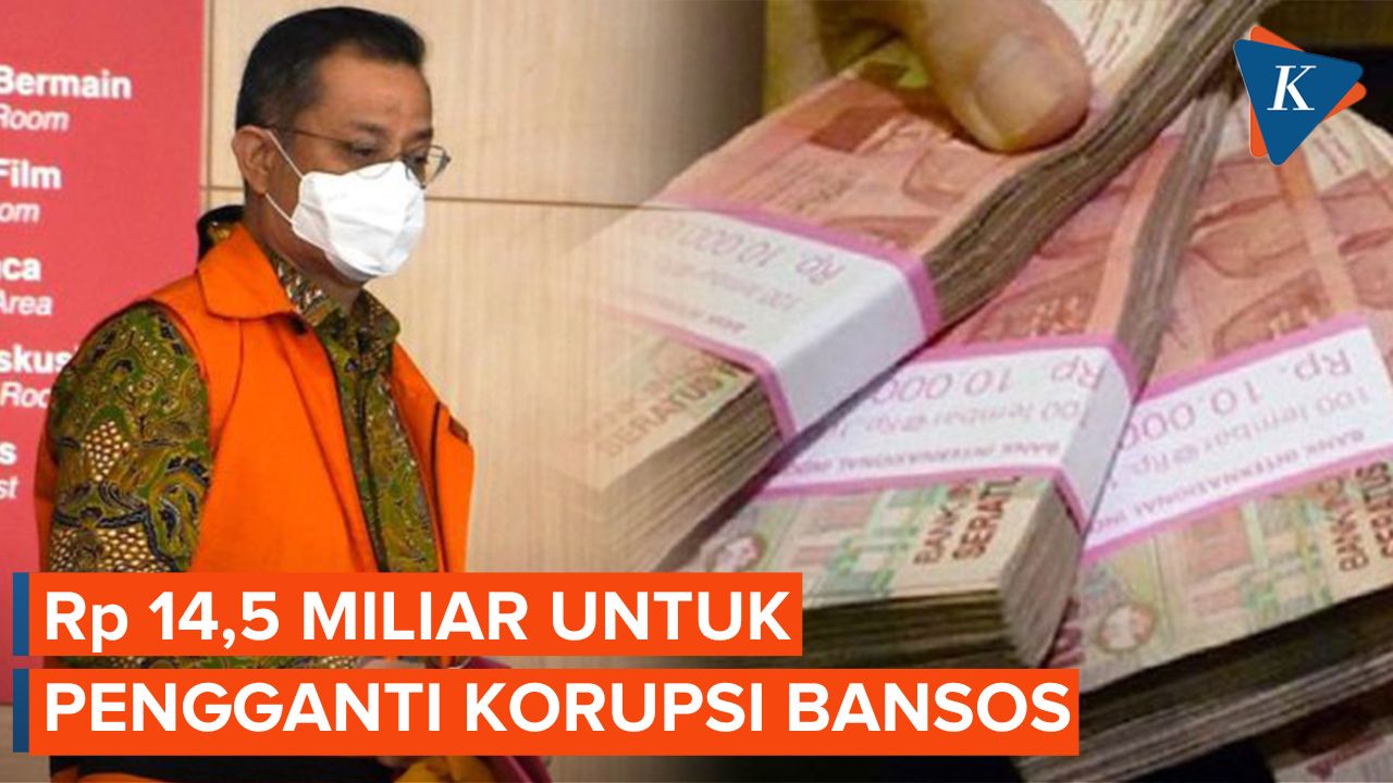 KPK Setor Uang Pengganti Korupsi Bansos Juliari ke Negara Sebesar Rp 14,5 M