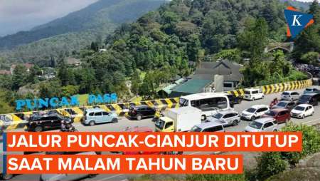 Jangan Salah Lewat, Jalur Puncak-Cianjur Ditutup pada Malam Tahun Baru!