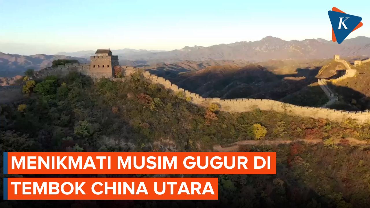 Menikmati Lansekap Musim Gugur di tembok China Utara