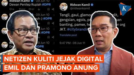 Netizen Ramai-ramai Menguliti Jejak Digital Ridwan Kamil dan Pramono Anung