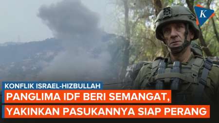 Adu Gempuran Israel-Hizbullah Meningkat, Panglima IDF Turun ke Perbatasan