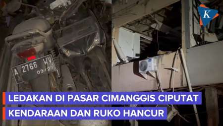 Ledakan Di Pasar Cimanggis Ciputat Sebabkan Ruko Dan Kendaraan Hancur