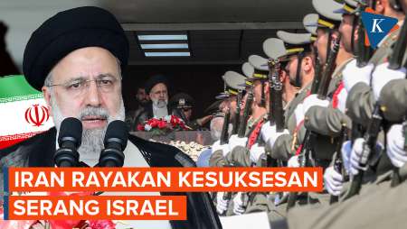 Parade Militer Iran Rayakan Keberhasilan Serangan ke Israel