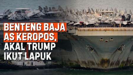 Bukti AS Kelelahan: Kapal Induk "Karatan", Kekuatan Laut-Udara Buntu Lawan Iran