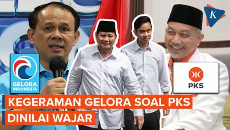 Kegeraman Gelora Tolak PKS Gabung Koalisi Prabowo-Gibran Dinilai Wajar