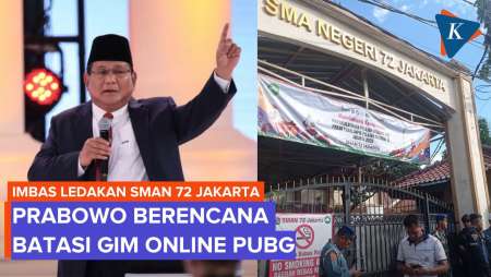 Prabowo Berencana Batasi PUBG Usai Ledakan SMAN 72 Jakarta