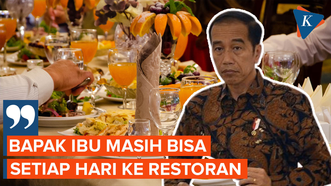 Jokowi: 345 Juta Orang Kekurangan Pangan, Bapak Ibu Masih Bisa ke Restoran