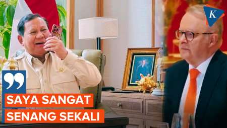 Momen Akrab Prabowo Telepon Antony Albanese yang Terpilih Jadi PM Australia