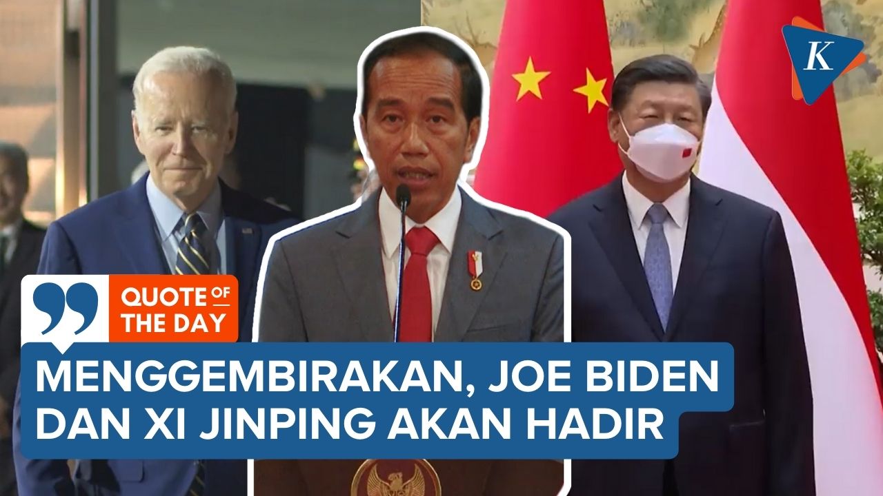 Meski Situasi Sulit, Jokowi Senang Ada Joe Biden dan Xi Jinping di KTT G20