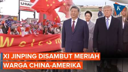 Xi Jinping Tiba Di AS, Disambut Trump & Warga China-Amerika