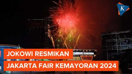 Momen Presiden Jokowi Resmikan Jakarta Fair Kemayoran 2024