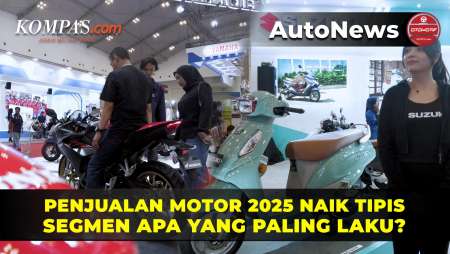 Penjualan Motor 2025 Naik Tipis Tembus 6,4 Juta Unit