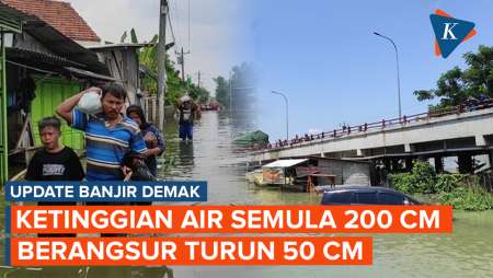 Update Banjir Demak: Ketinggian Air Turun Jadi 50 Sentimeter