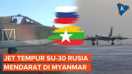 Myanmar Terima Pengiriman 2 Jet Tempur Su-30 Rusia