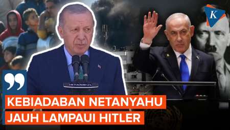 Erdogan: Kebiadaban Netanyahu Jauh Melampaui Hitler