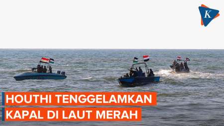 Inggris Tuding Houthi Kembali Tenggelamkan Kapal di Laut Merah