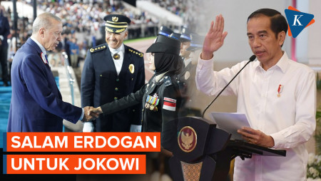 Erdogan Titip Salam untuk Presiden Jokowi Lewat Polwan Indonesia, Kok Bisa?