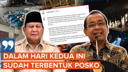 Sikap Prabowo soal Gempa NTT: Utus Tiga Menteri Turun Gunung, Langsung Bangun Posko