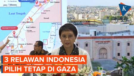 Menlu Sebut 3 Relawan MER-C Putuskan Bertahan di Gaza