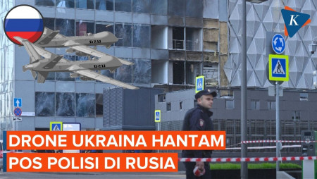 Drone Ukraina Targetkan Kantor Polisi Rusia