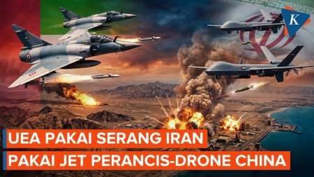 UEA Serang Iran Pakai Jet Tempur Perancis Dan Drone China, Apa Motifnya?