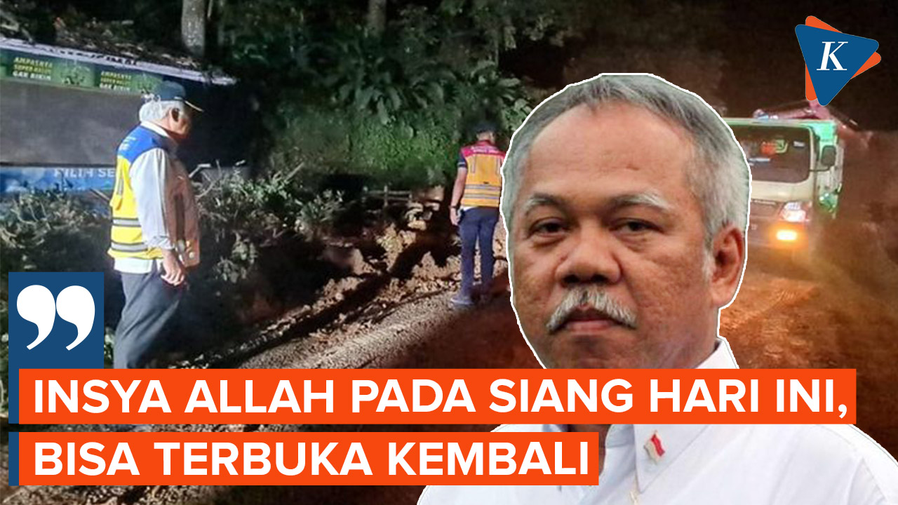 Menteri PUPR Janjikan Jalan Nasional Cianjur-Puncak Dibuka Siang Ini