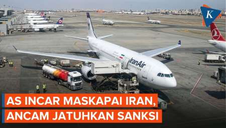 Setelah Blokade Laut, AS Kini Incar Maskapai Penerbangan Iran