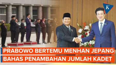 Prabowo Bertemu Menhan Jepang, Bahas Penambahan Jumlah Kadet dan Keamanan Indo-Pasifik