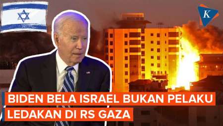 Biden Bela Israel soal Ledakan di Rumah Sakit Gaza