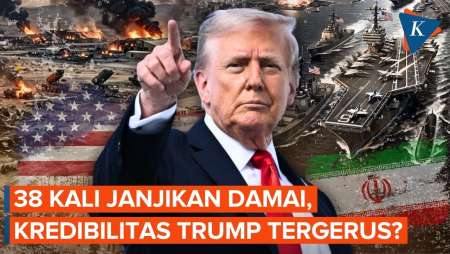 38 Kali Janjikan Damai, Retorika Trump soal Perang Iran Tak Lagi Dipercaya